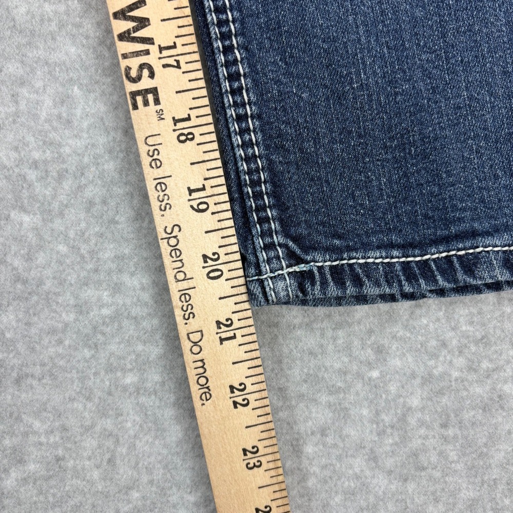 Maurices Capris Jeans Women 7/8 Blue REG Dark Wash Embellished Pockets Stretch - Picture 5 of 8